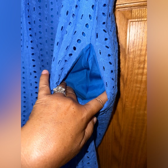 💙🦋NWOT EYELET ROMPER-dress - Picture 10 of 16